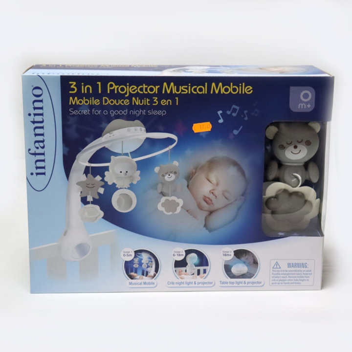 3 em 1 Projetor Musical